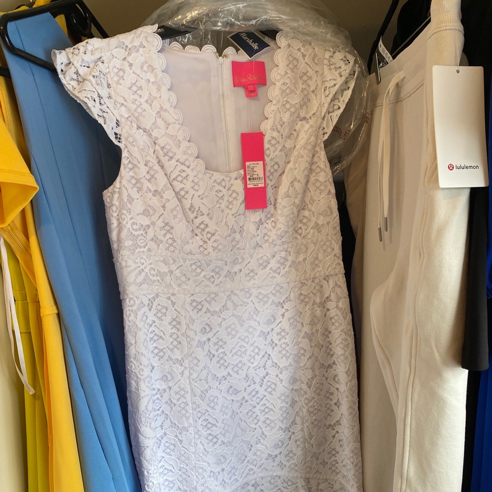 Lilly Pulitzer White Resort Marlyn Dress
